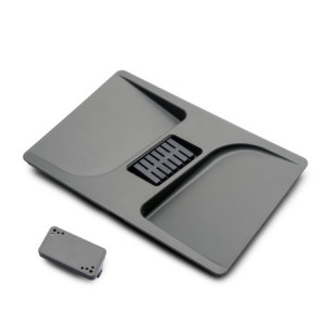 Zoom Contenitori per cassetti da cucina Recycle con coperchio anti-odore, Altezza 216mm, 2x12 lt, 2x6 lt, Grigio antracite Tecn