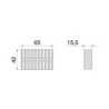 Contenitori per cassetti da cucina Recycle con coperchio anti-odore, Altezza 216mm, 2x12 lt, 2x6 lt, Grigio antracite Tecn