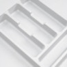 Portaposate Optima per cassetto universale, modulo 800 mm, Tecnoplastica, Grigio antracite
