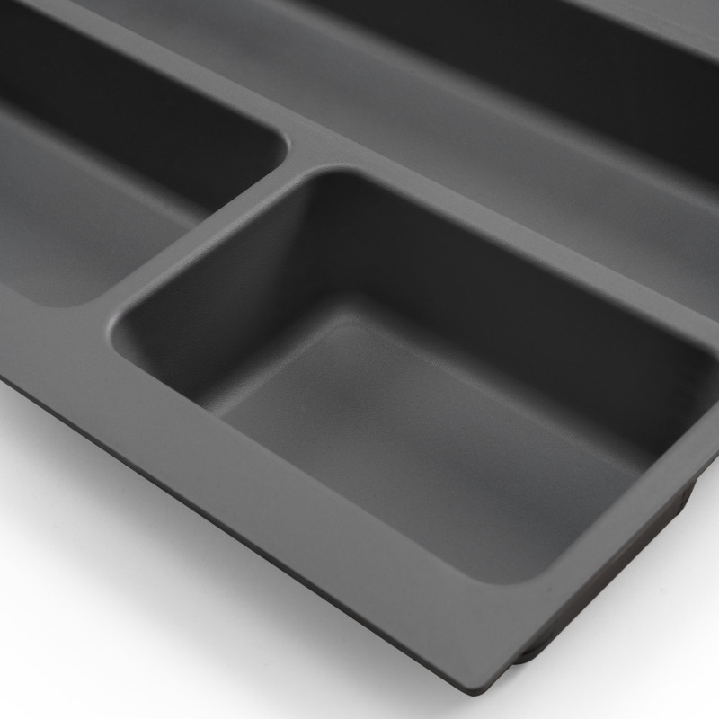 Portaposate Optima Vertex 450mm Emuca tecnoplastica grigio antracite