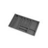 Portaposate Optima Vertex 500mm Emuca tecnoplastica grigio antracite