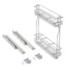 Portaposate Optima Vertex 900mm Emuca tecnoplastica bianca cucina