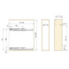 Portaposate Optima Vertex 900mm Emuca tecnoplastica bianca cucina