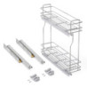 Portaposate Optima Vertex 1000mm Emuca tecnoplastica bianca cucina
