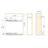 Portaposate Optima Vertex 900mm Emuca tecnoplastica grigio antracite