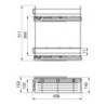 Portaposate Optima Vertex 1000mm Emuca tecnoplastica grigio antracite
