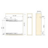 Portaposate Optima Vertex 1000mm Emuca tecnoplastica grigio antracite