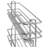 Portabottiglie laterale Supra 150mm Emuca acciaio alluminio cucina