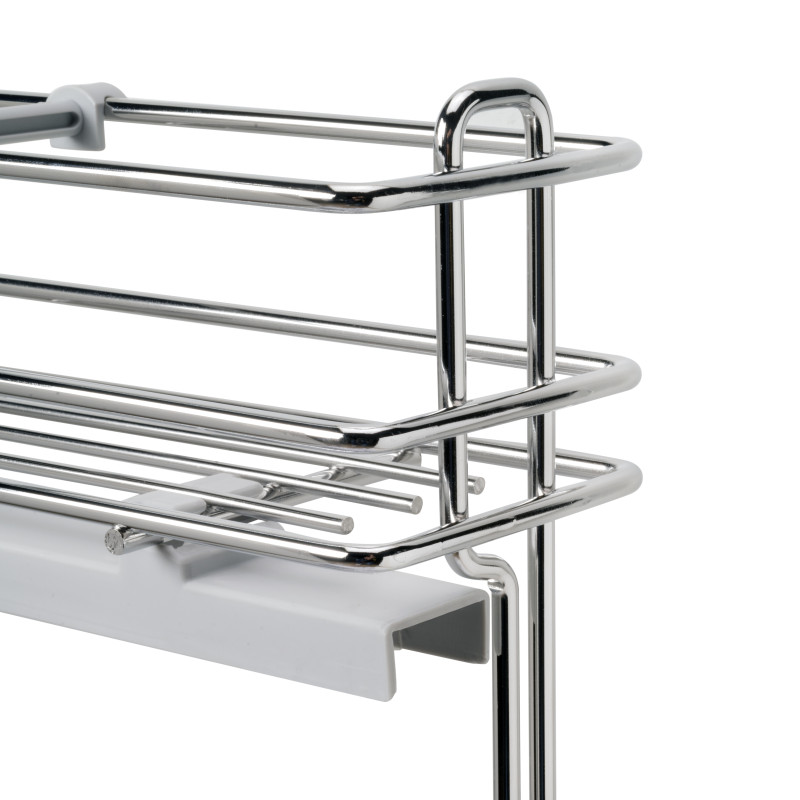 Portabottiglie laterale Supra 150mm Emuca acciaio alluminio cucina