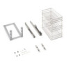 Portabottiglie estraibile Supramax 200mm Emuca acciaio cromato cucina