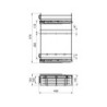 TitaneMax portabottiglie laterale estraibile con chiusura soft, modulo 150 mm, Acciaio, Grigio antracite