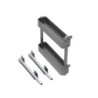 Carrello estraibile Supra 400mm Emuca acciaio cromato cucina soft close
