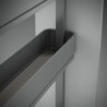 Carrello estraibile Supra 300mm Emuca con cestelli e porta pane acciaio
