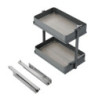 Portabottiglie estraibile Titane Simplex 150mm grigio antracite cucina