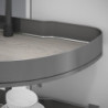 Carrello estraibile Harmony 400mm Emuca acciaio legno grigio cucina