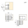 Carrello estraibile con cestelli e accessori Harmony con chiusura soft, Modulo larghezza 400mm altezza 700mm, Acciaio