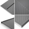 Sistema angolare articolato estraibile Harmony per mobile da cucina, Destra/Sinistra, Acciaio e Legno, Grigio antracite