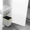 Sistema estraibile Harmony per mobili da cucina, Destra, Acciaio e Legno, Grigio antracite