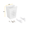 Sistema estraibile Harmony per mobili da cucina, Sinistra, Acciaio e Legno, Grigio antracite