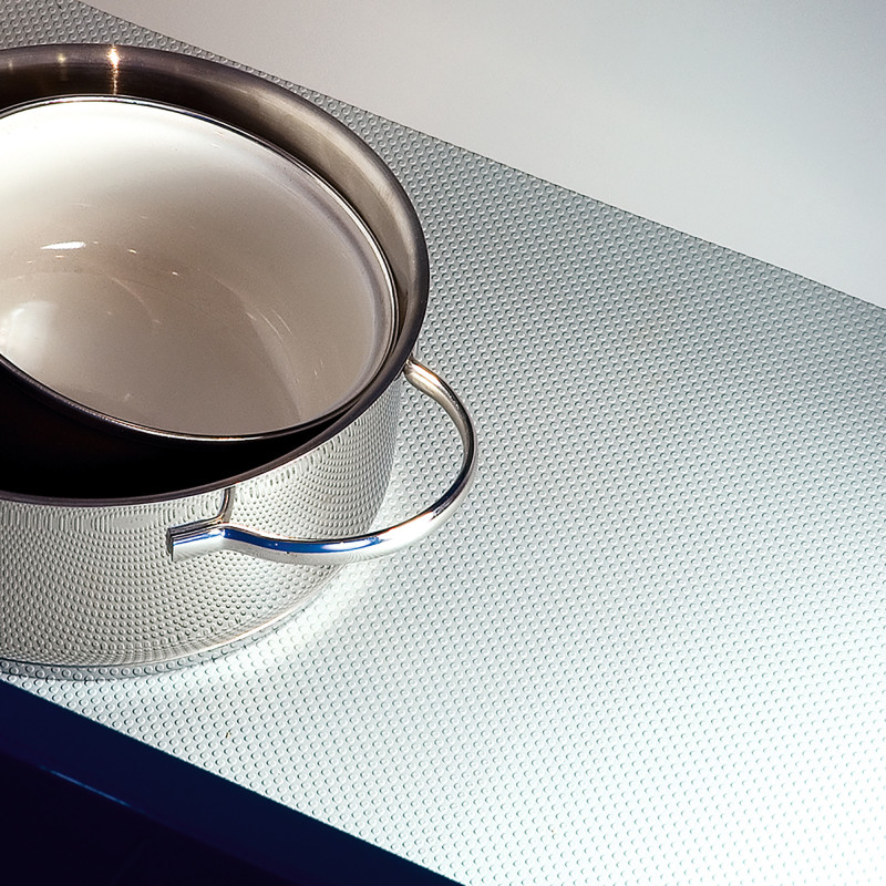 Cesto da bucato Emuca Laundry 450mm bianco con anta a ribalta