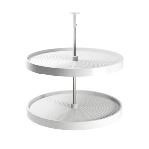 Tappeto antiscivolo cassetti Emuca effetto tessuto 20m grigio