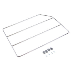 Zoom Set di piatti girevoli Shelvo a 1/2 luna, per modulo da 900 mm, Tecnoplastica e Alluminio, Grigia