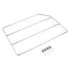 Set di piatti girevoli Shelvo a 1/2 luna, per modulo da 900 mm, Tecnoplastica e Alluminio, Grigia