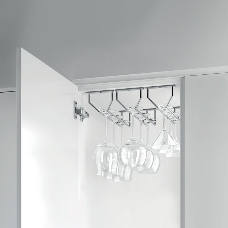Kit contenitori raccolta differenziata cucina Emuca grigio 600mm
