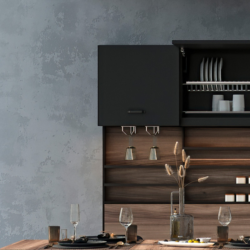 Kit contenitori raccolta differenziata cucina Emuca grigio 600mm