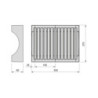 Kit di contenitori per cassetto da cucina con base Recycle altezza 266 mm, 1x15 lt, 2x7 lt, modulo 600 mm, Grigio antracit
