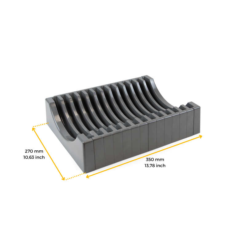 Kit di contenitori per cassetto da cucina con base Recycle altezza 266 mm, 1x15 lt, 2x7 lt, modulo 600 mm, Grigio antracit