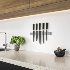 Zoom Kit di contenitori per cassetto da cucina con base Recycle altezza 266 mm, 2x15 lt, 2x7 lt, modulo 900 mm, Grigio antracit