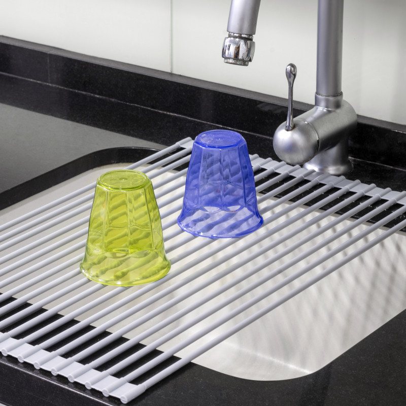 Portabicchieri per mobili cucina Emuca Supra 340 mm cromato
