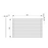 Portabicchieri per mobili cucina Emuca Supra 340 mm cromato