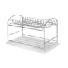 Organizzatore piatti cucina Emuca antracite, fino 13 piatti
