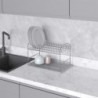 Organizzatore piatti cucina Emuca antracite, fino 13 piatti