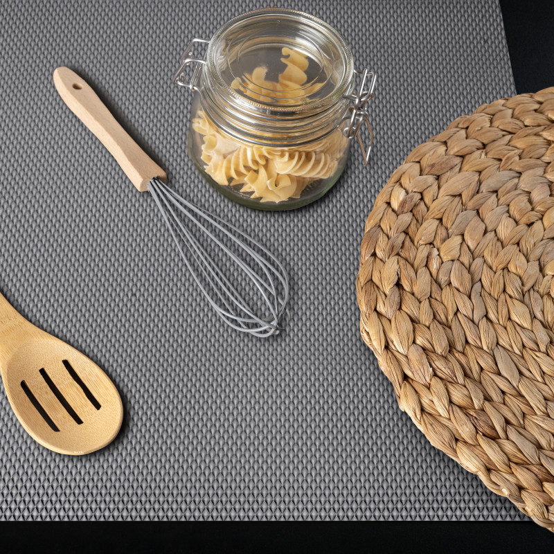 Appendino per Scope e Spazzoloni con 5 Ganci e 4 Fori Grigio