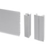 Tappeto Antiscivolo per Cassetti MiniRhomb 2m x 480mm Grigio