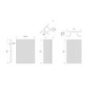 Kit Contenitori Cucina Recycle 800mm 4 Secchi Grigio Antracite