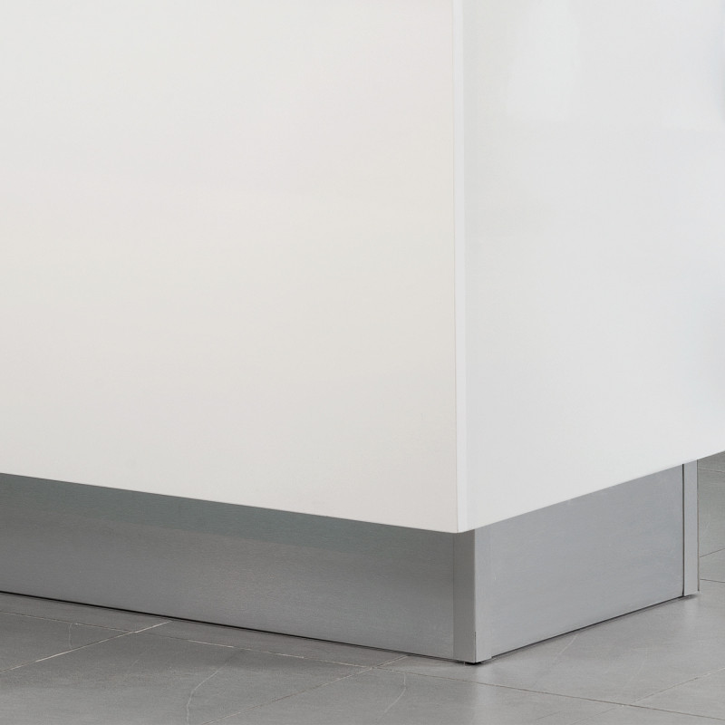 Tappeto Antiscivolo per Cassetti MiniRhomb 2m x 480mm Grigio