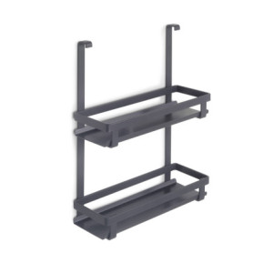 Lotto di 2 Zoccolo da cucina Plasline con accessori, altezza 100 mm, 2 barre lunghezza 2,35 m, Tecnoplastica, Nera