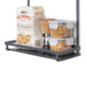 Kit di porta spezie Titane per mobile da cucina o pensile, Acciaio, Grigio antracite