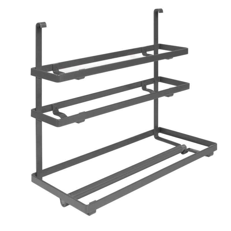 Lotto di 2 Zoccolo per cucina Plasline con accessori, altezza 100 mm, 2 barre lunghezza 2,35 m, Tecnoplastica, Anodizzato