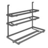 Lotto di 2 Zoccolo per cucina Plasline con accessori, altezza 100 mm, 2 barre lunghezza 2,35 m, Tecnoplastica, Anodizzato