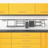 Lotto di 2 Zoccolo per cucina Plasline con accessori, altezza 150 mm, 2 barre lunghezza 2,35 m, Tecnoplastica, Anodizzato