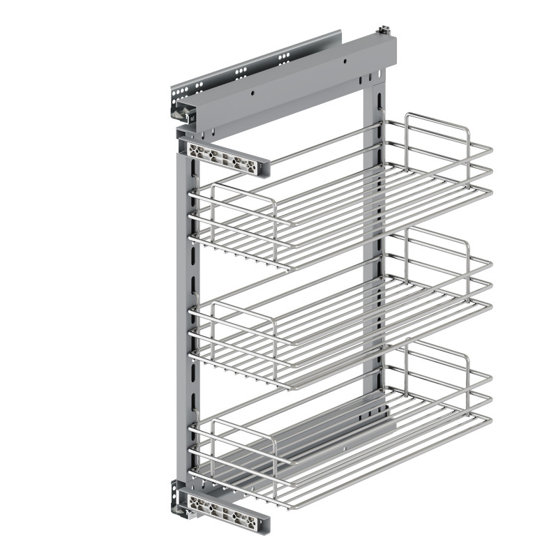 Appendiabiti Cucina Titane 1,1m Alluminio Grigio Antracite