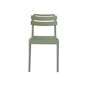 Zoom Sedia Monza Set B Polipropilene Verde Dogata Moia