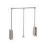 Appendiabiti per Armadio Hang Regolabile 450-600mm Moka