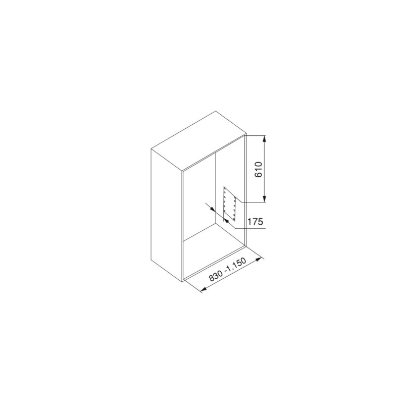 Appendiabiti per armadio Hang, larghezza regolabile 600-830 mm, Acciaio e Tecnoplastica, Cromato lucido