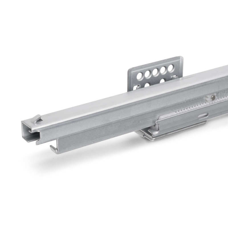 Telaio con guide a estrazione totale e chiusura morbida per accessori per armadi Quartz, 812-838mm, Alluminio e plastica